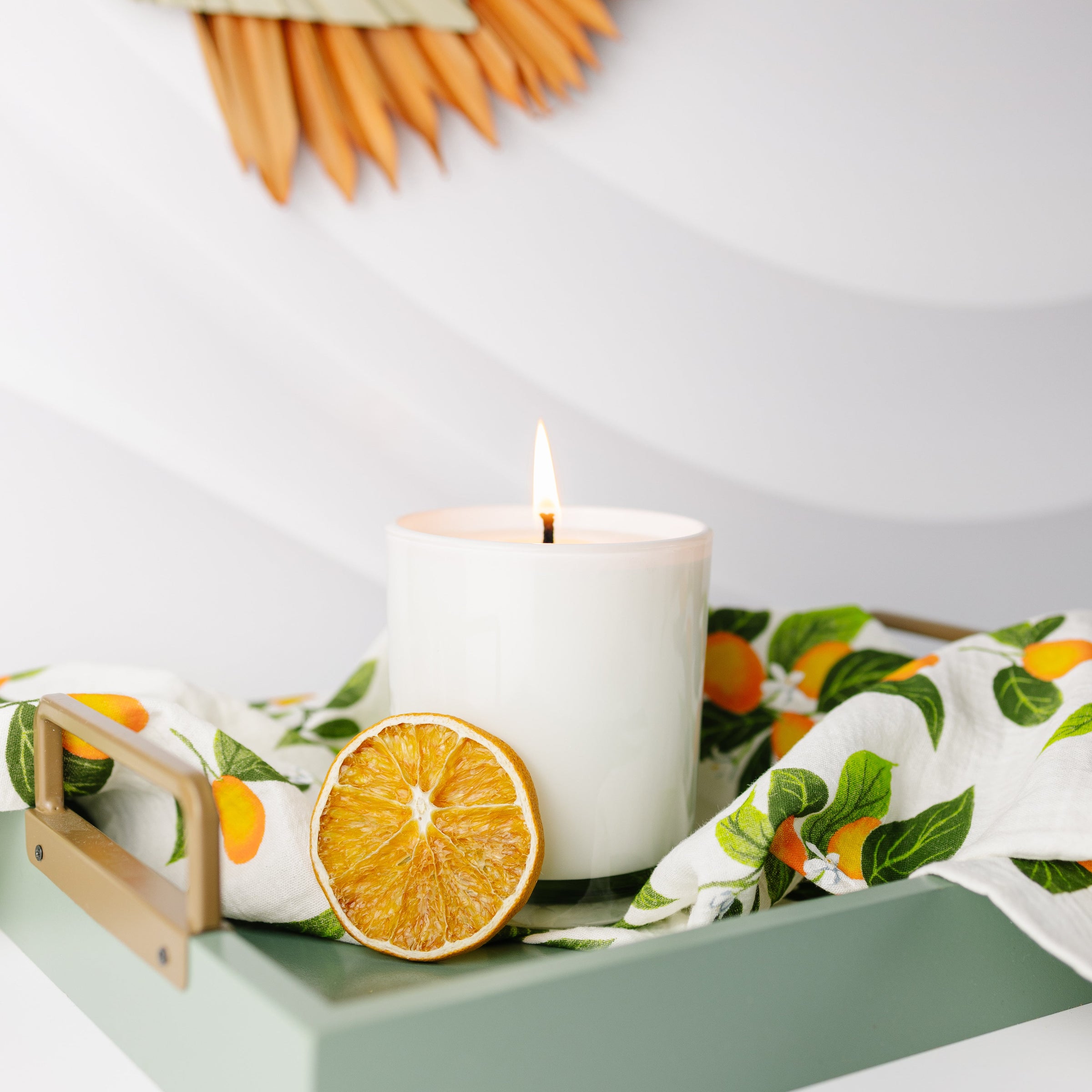 Orange Fleur Classic Candle - Bean Candle Co