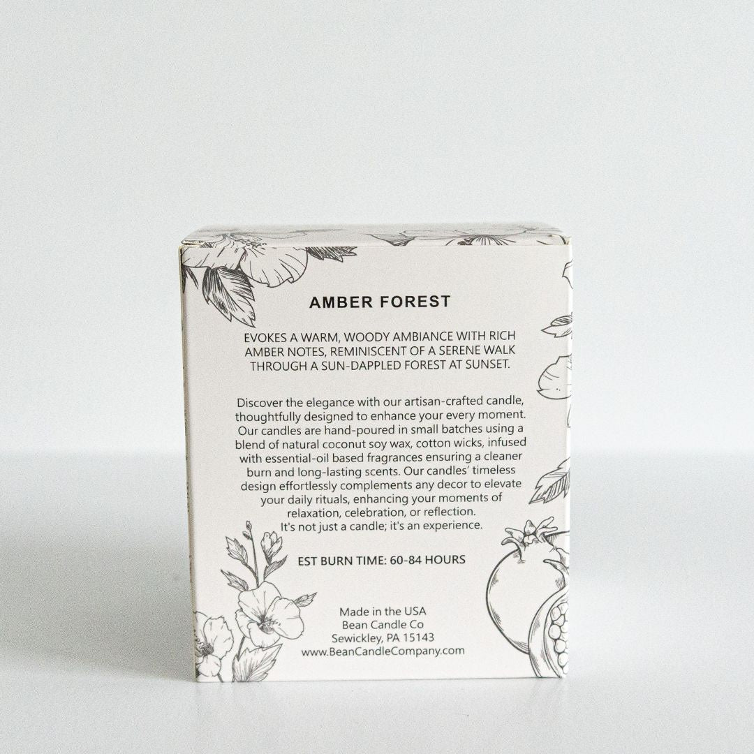 Amber Forest Classic Candle - Bean Candle Co