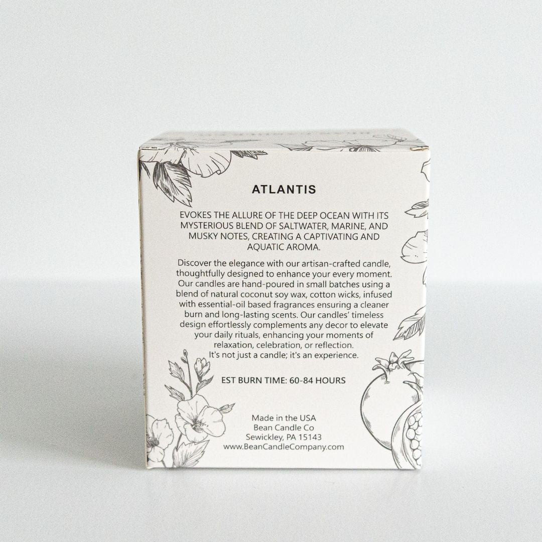 Atlantis Classic Candle - Bean Candle Co