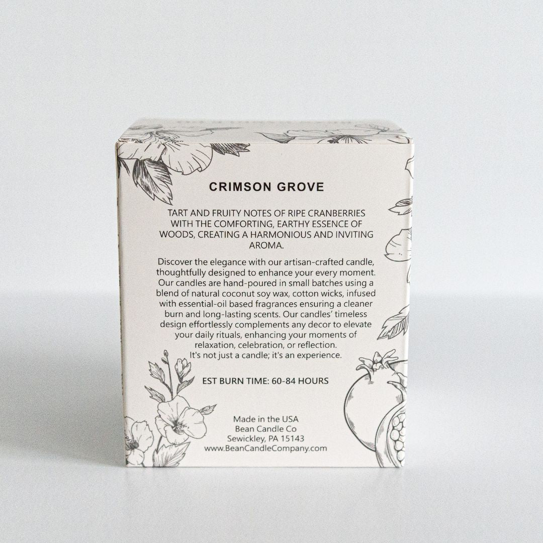 Crimson Grove Classic Candle - Bean Candle Co