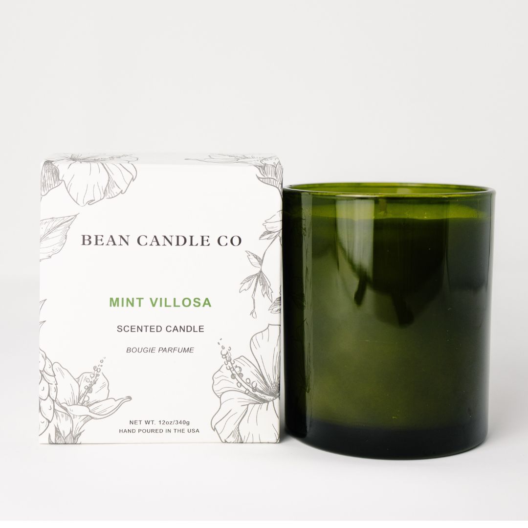 Mint Villosa Classic Candle - Bean Candle Co