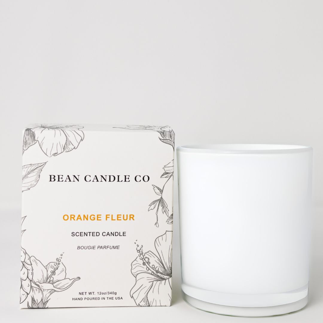 Orange Fleur Classic Candle - Bean Candle Co