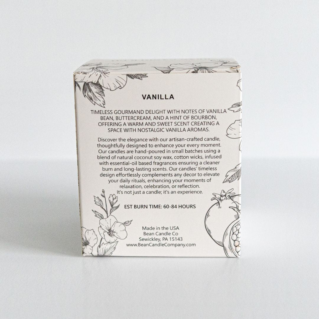 Vanilla Classic Candle - Bean Candle Co