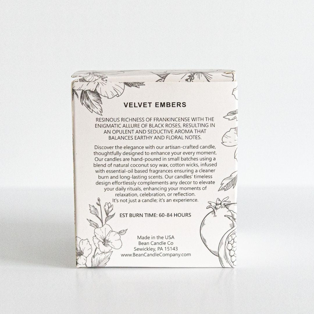 Velvet Embers Classic Candle - Bean Candle Co