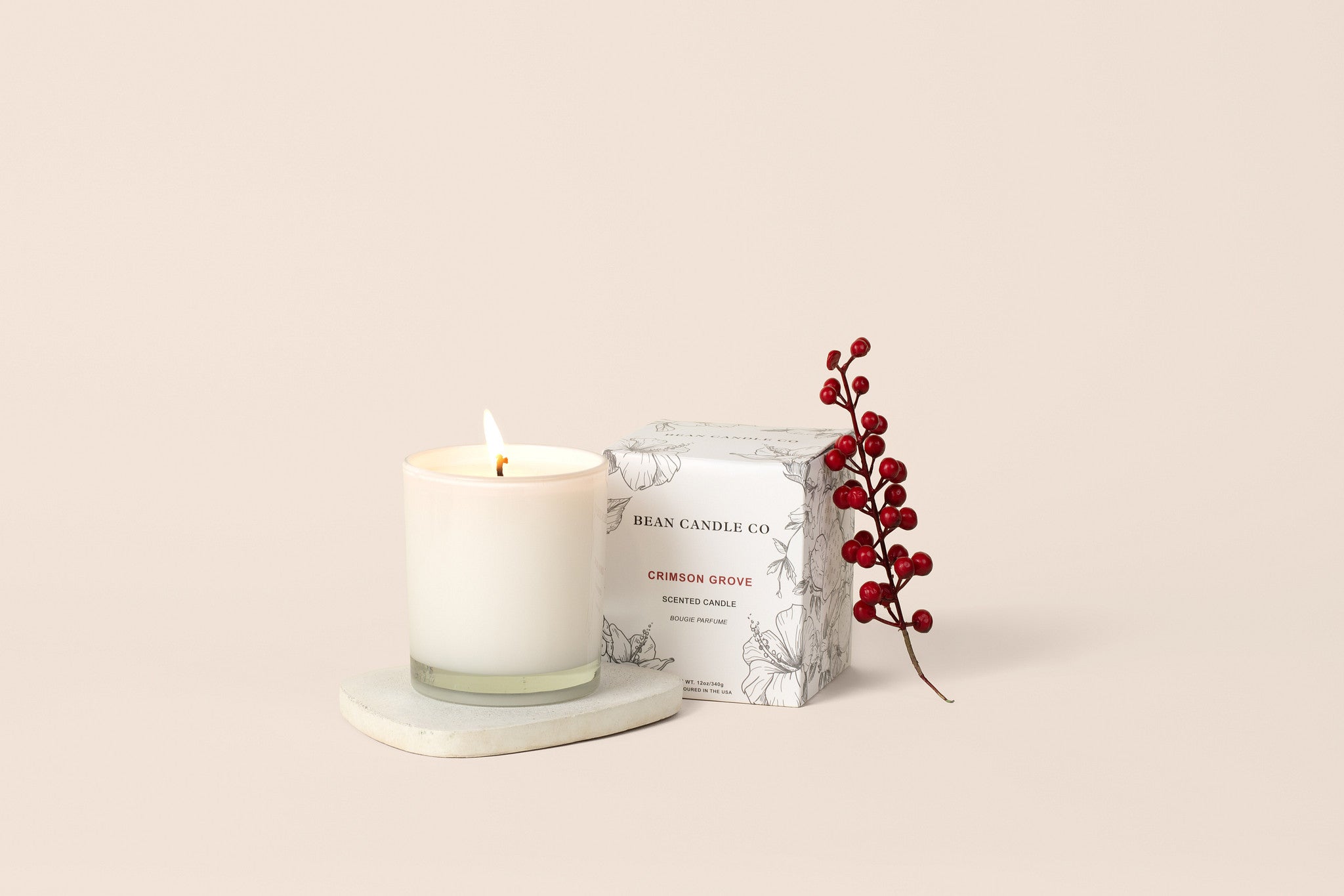 Crimson Grove Classic Candle