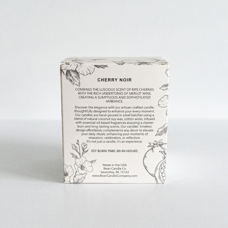 Cherry Noir Classic Candle - Bean Candle Co