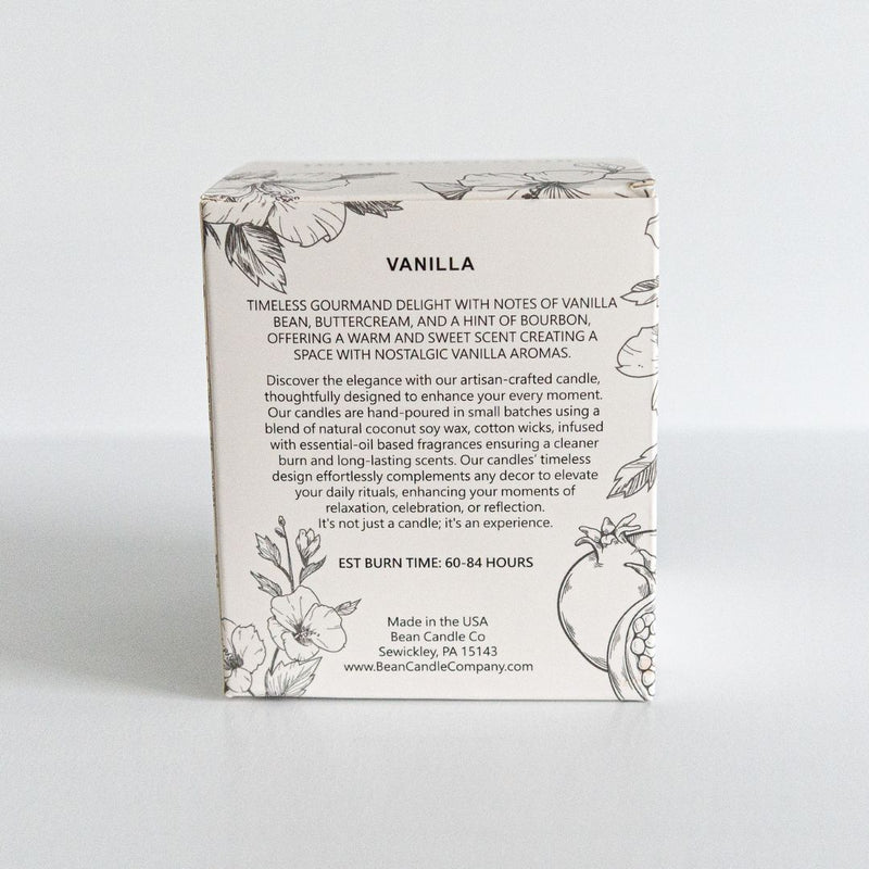 Vanilla Classic Candle - Bean Candle Co