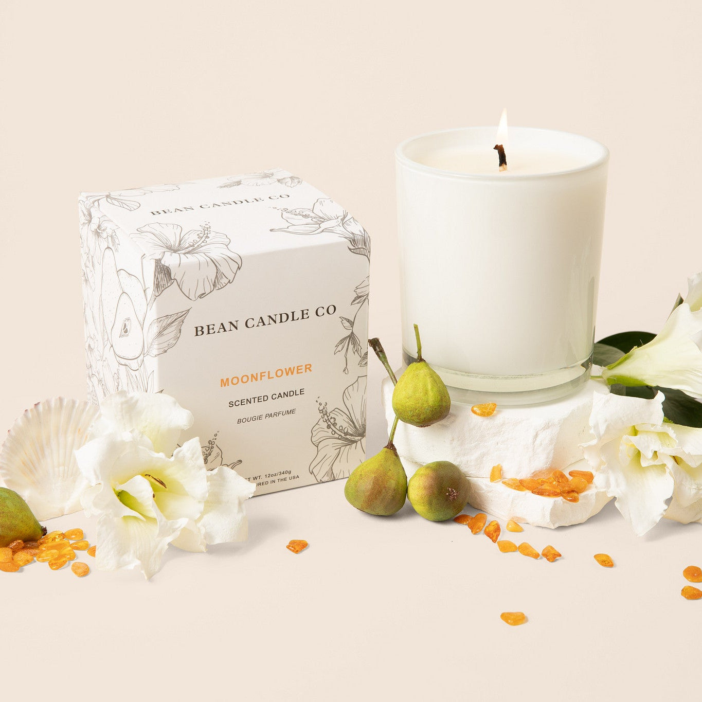 Moonflower Classic Candle - Bean Candle Co